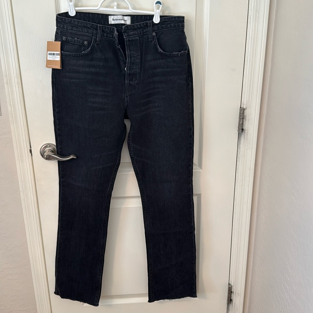 Reformation Black Jeans NWT